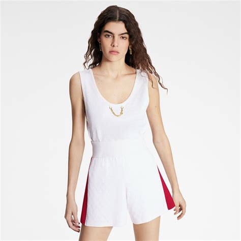 Embossed Monogram Sporty Tank Top 